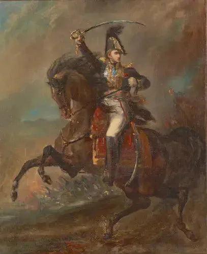 Birinci İmparatorluk Genelinin Düşmana Saldırısı - Théodore Géricault