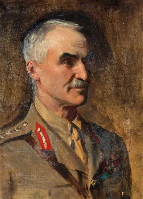 General Henry Sinclair, Baron Horne, 1861-1929. Asker (Birinci Dünya Savaşı'ndaki Genel Officierler için bir portre çalışması) - John Singer Sargent