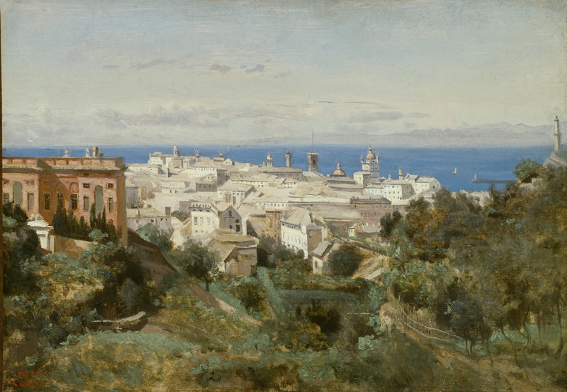 Cene, Acqua Sola Yolu Manzarası - Jean-Baptiste Camille Corot