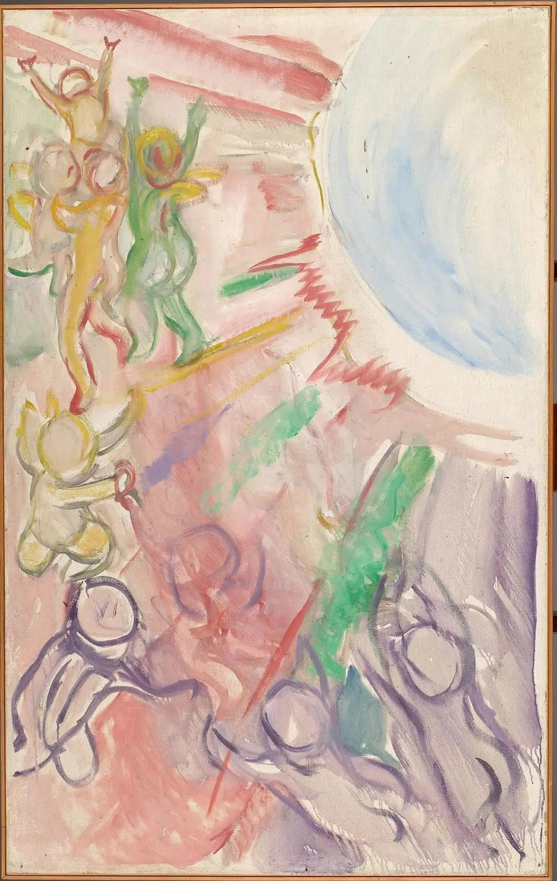 Güneş Işınlarındaki Cennetsel Varlıklar - Edvard Munch