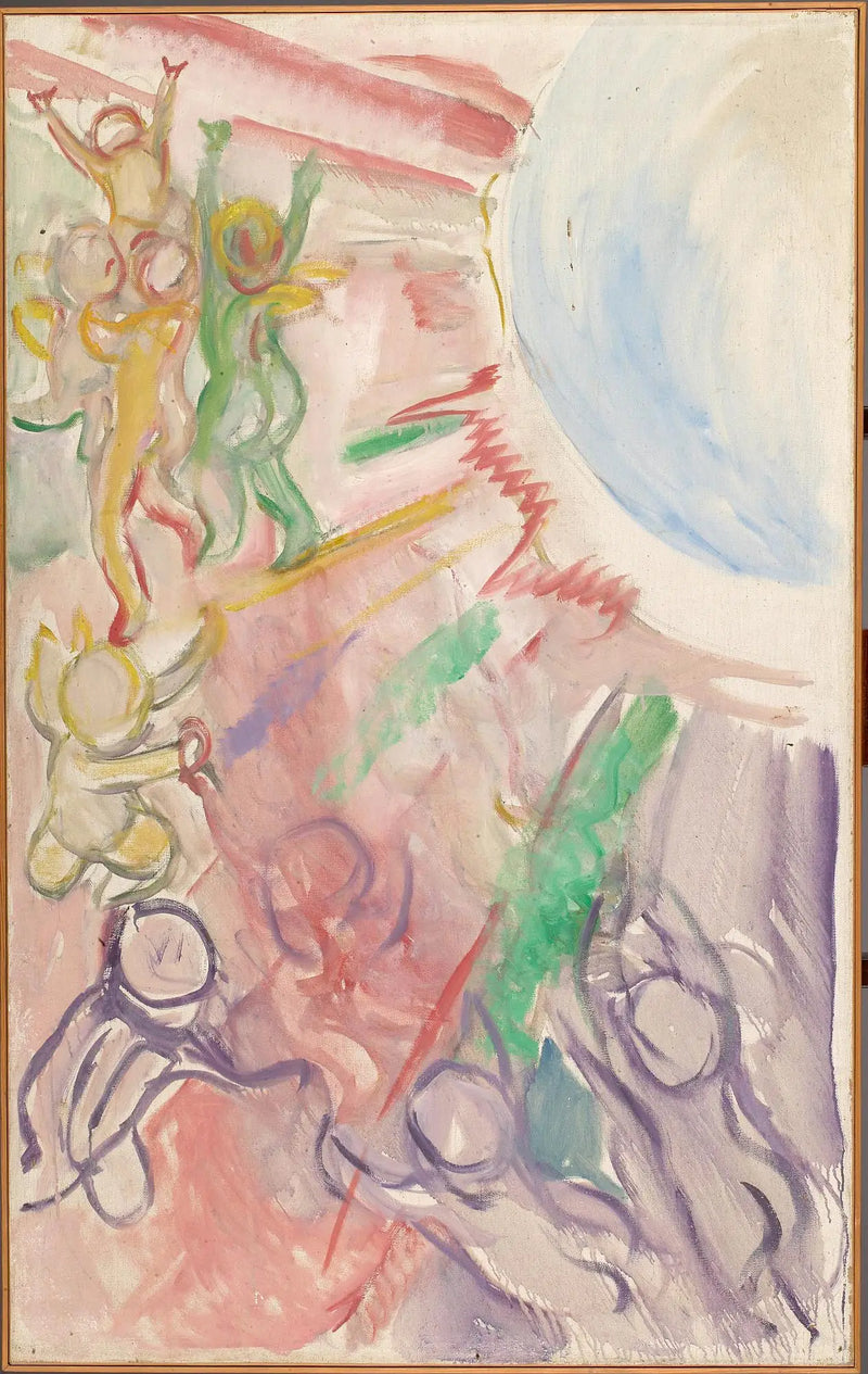 Güneş Işınlarındaki Cennetsel Varlıklar - Edvard Munch