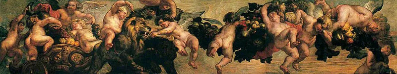 Gençler Çelenk Takarken - Peter Paul Rubens