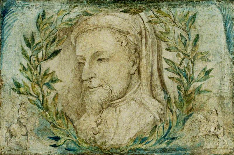 Geoffrey Chaucer (vers 1343-1400) - William Blake - Alpha Reproduction