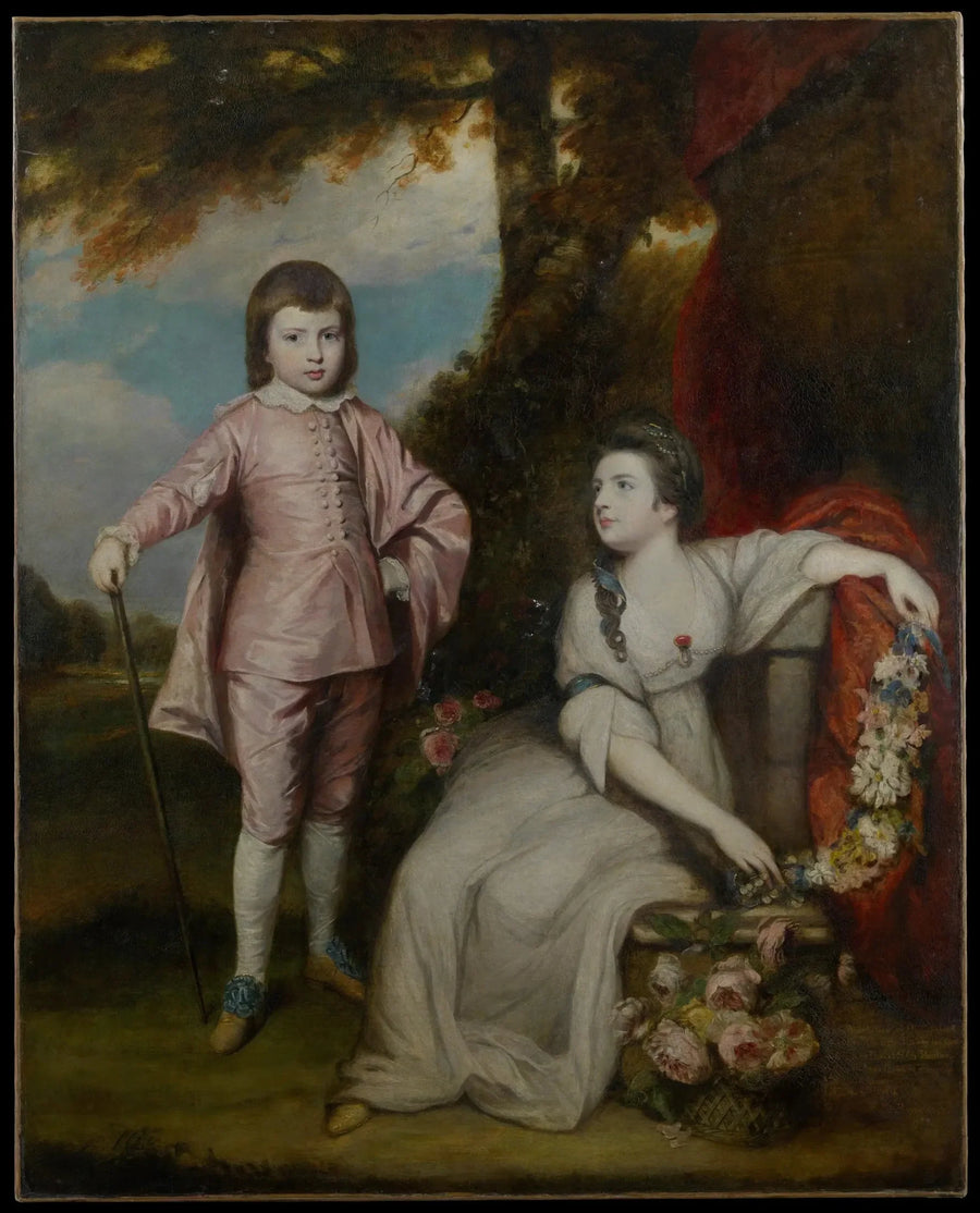 George Capel, viscount Malden (1757–1839) ve Lady Elizabeth Capel (1755–1834) - Joshua Reynolds