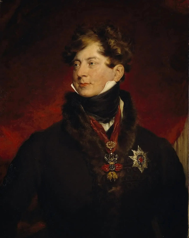George IV, 1762 - 1830. 1811'den 1820'ye kadar rejanlık yaptı, 1820'den 1830'a kadar kral olarak hüküm sürdü. - Thomas Lawrence