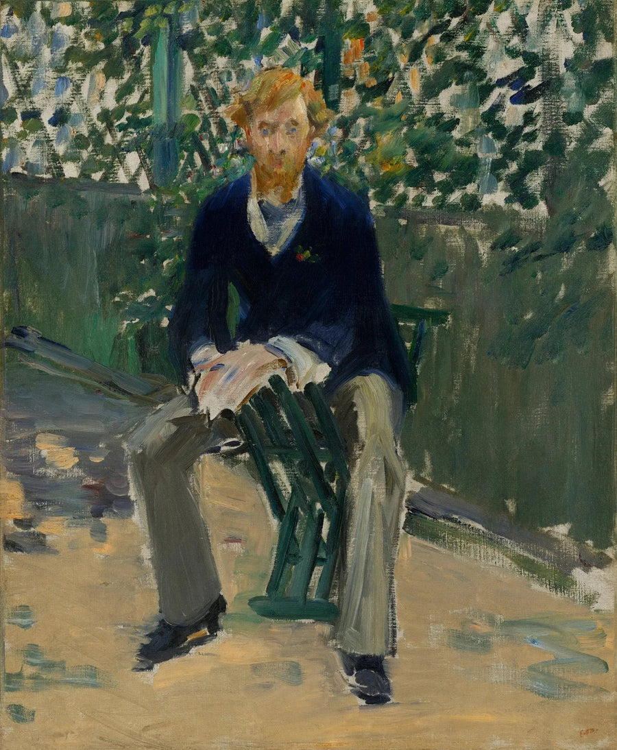 Sanatçının Bahçesinde George Moore - Édouard Manet