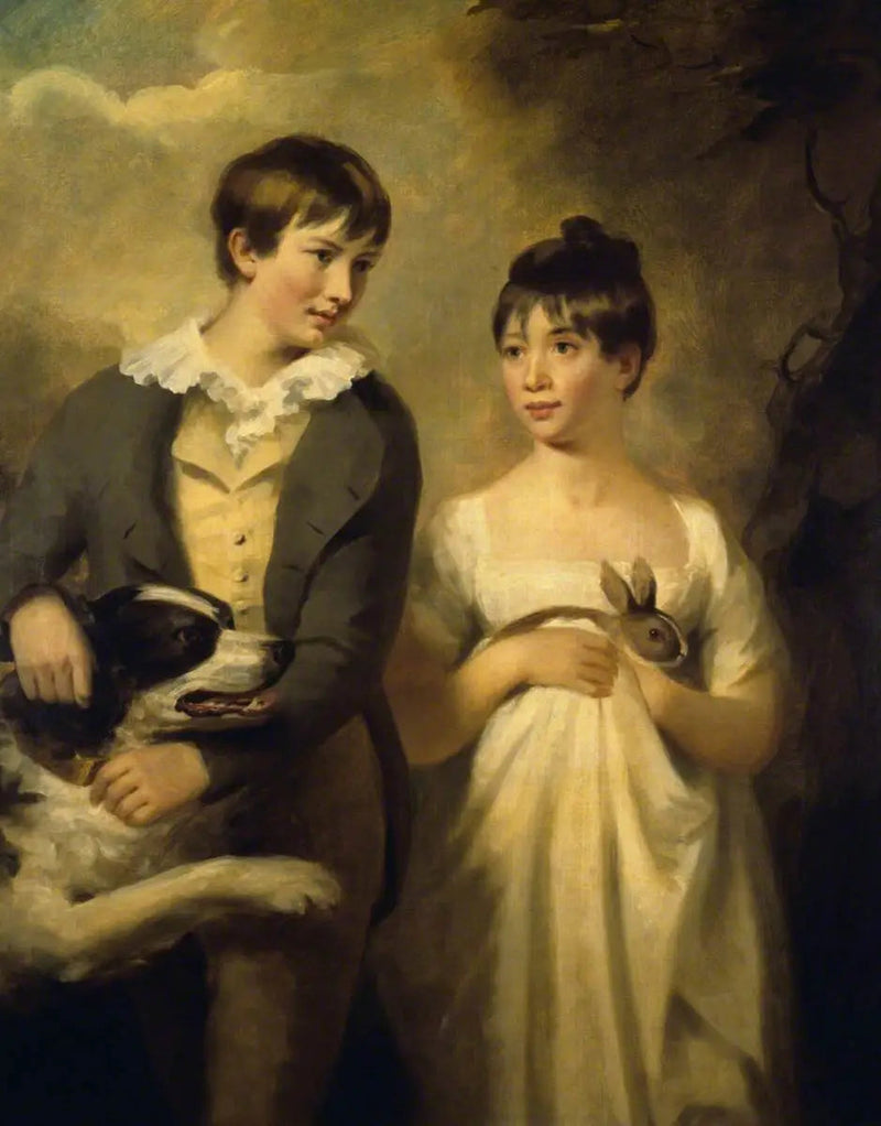 George Stewart (1809'da vefat etmiş) ve kız kardeşi Maria Stewart (1846'da vefat etmiş) çocuklar - Henry Raeburn