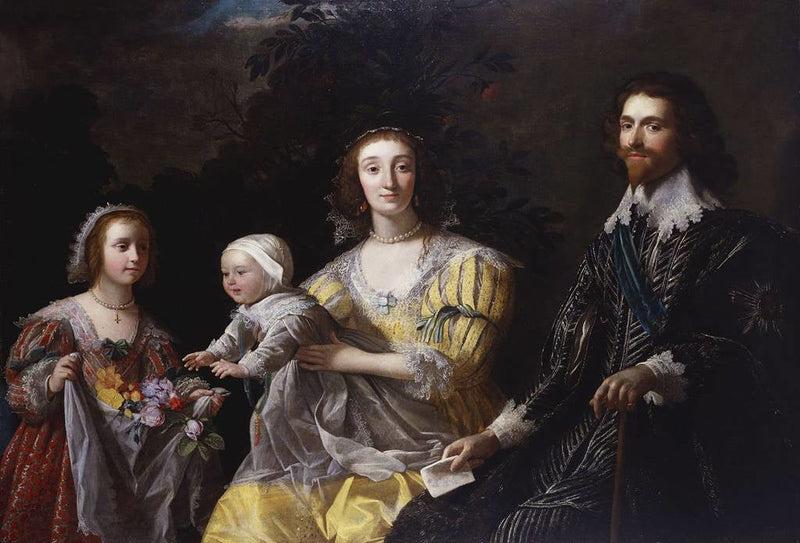 George Villiers, 1. Buckingham Dükü (1592-1628) ve ailesi - Gerrit van Honthorst