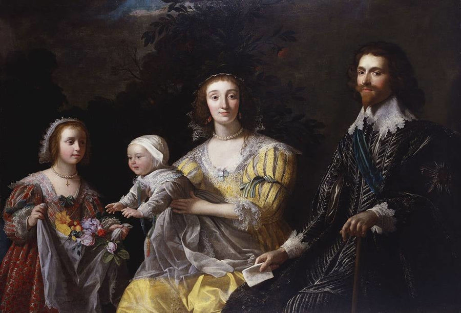 George Villiers, 1. Buckingham Dükü (1592-1628) ve ailesi - Gerrit van Honthorst