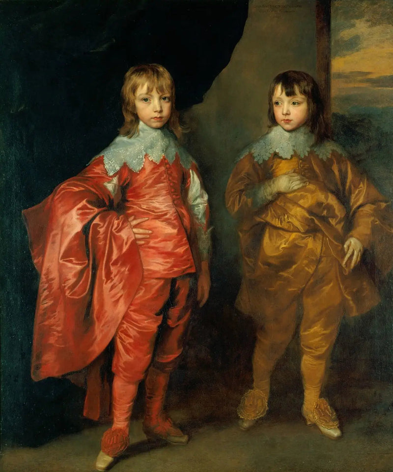 George Villiers, 2. Buckingham Dükü ve Lord Francis Villiers - Antoine van Dyck