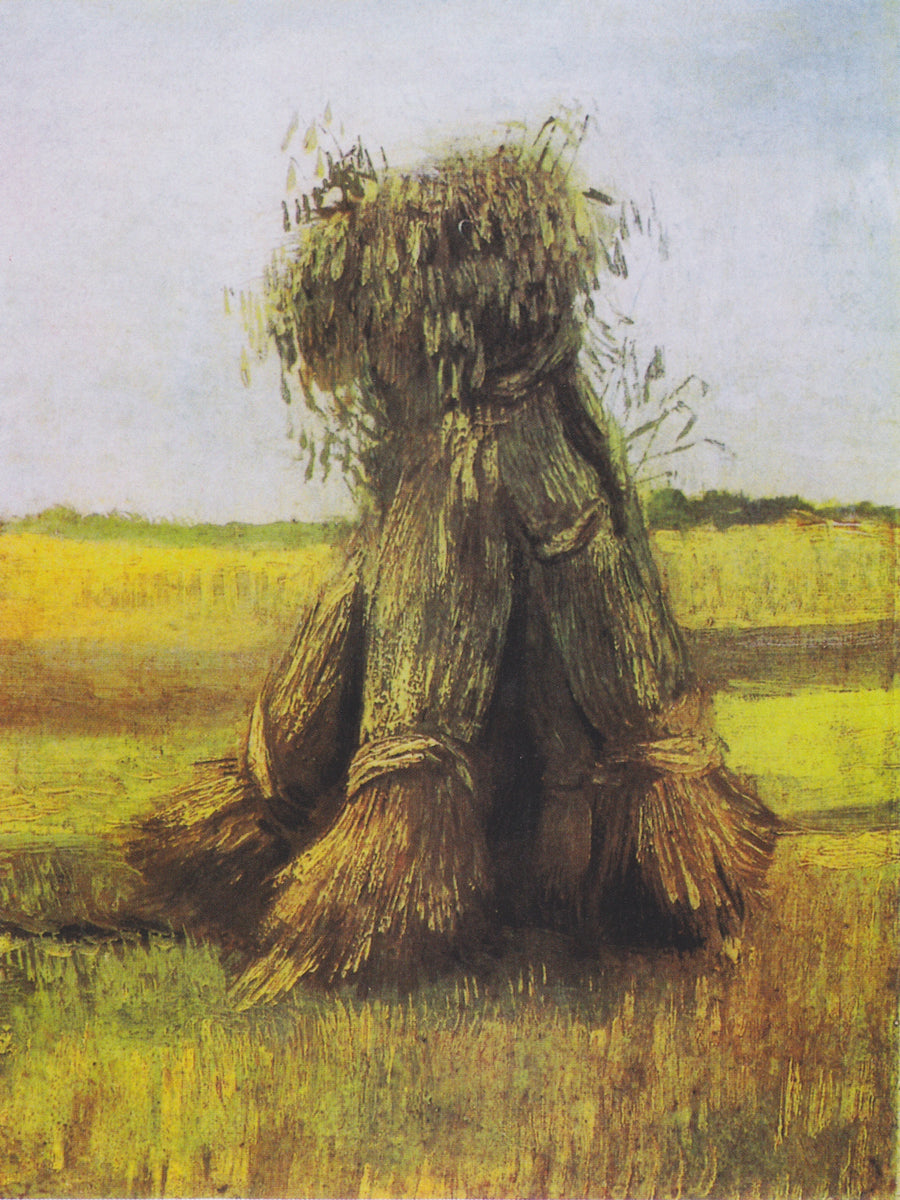 Bir tarlada buğday demetleri - Vincent van Gogh