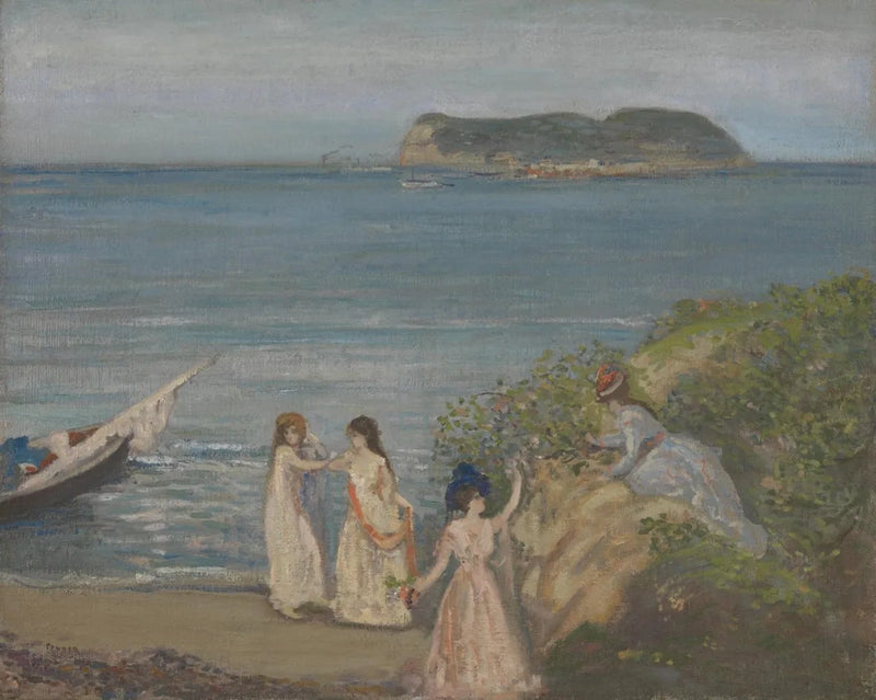 Cebelitarık'tan Algeciras - Charles Conder