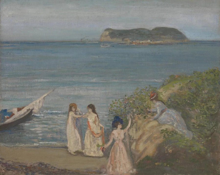 Cebelitarık'tan Algeciras - Charles Conder