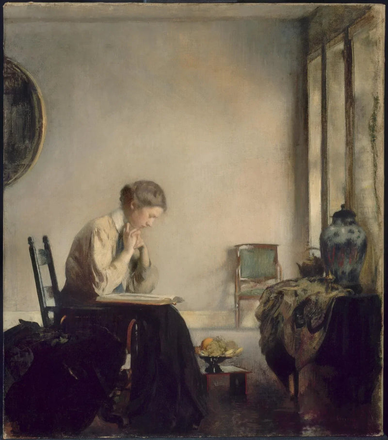 Kız Okuyan - Edmund Charles Tarbell