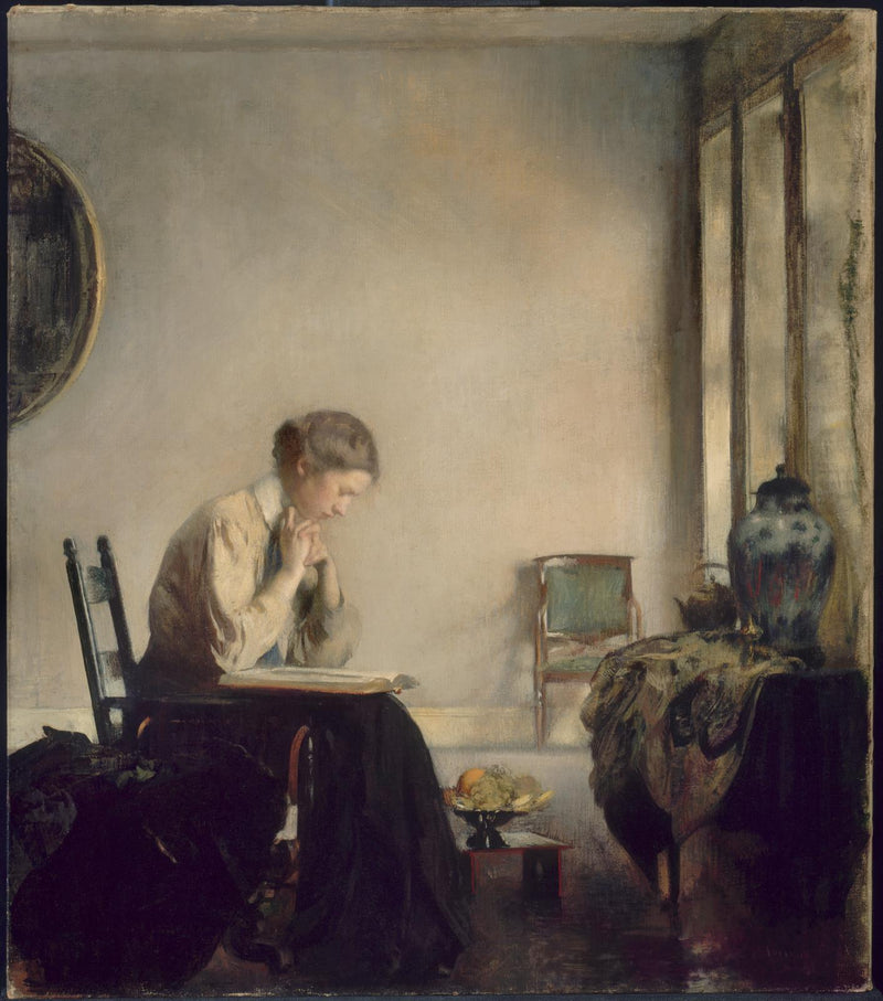 Kız Okuyan - Edmund Charles Tarbell