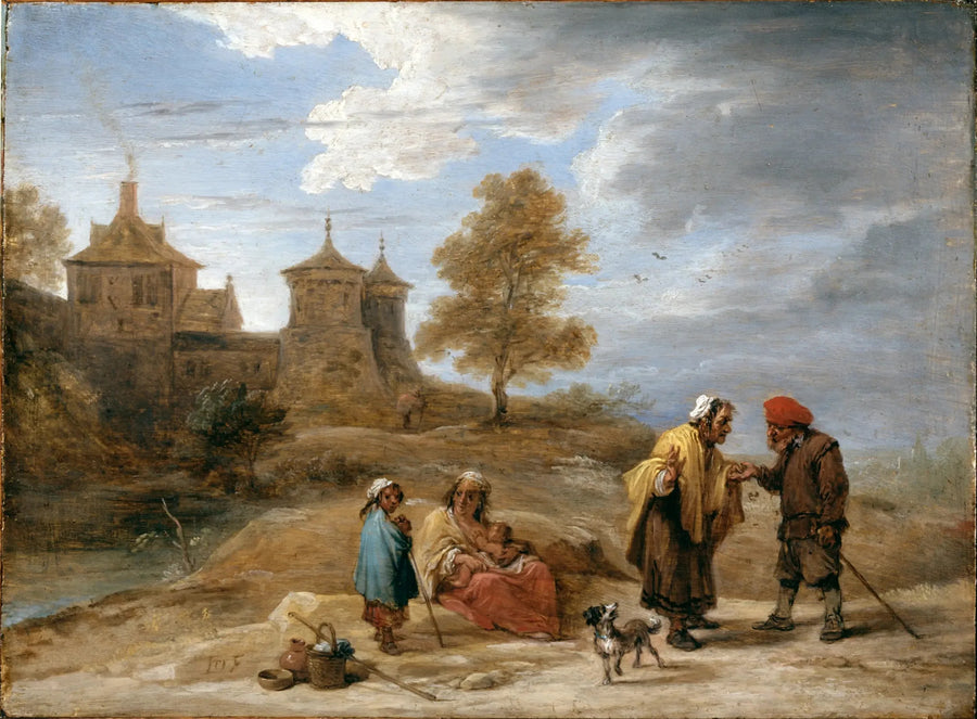 Gitanlar Bir Manzara İçinde - David Teniers le Jeune