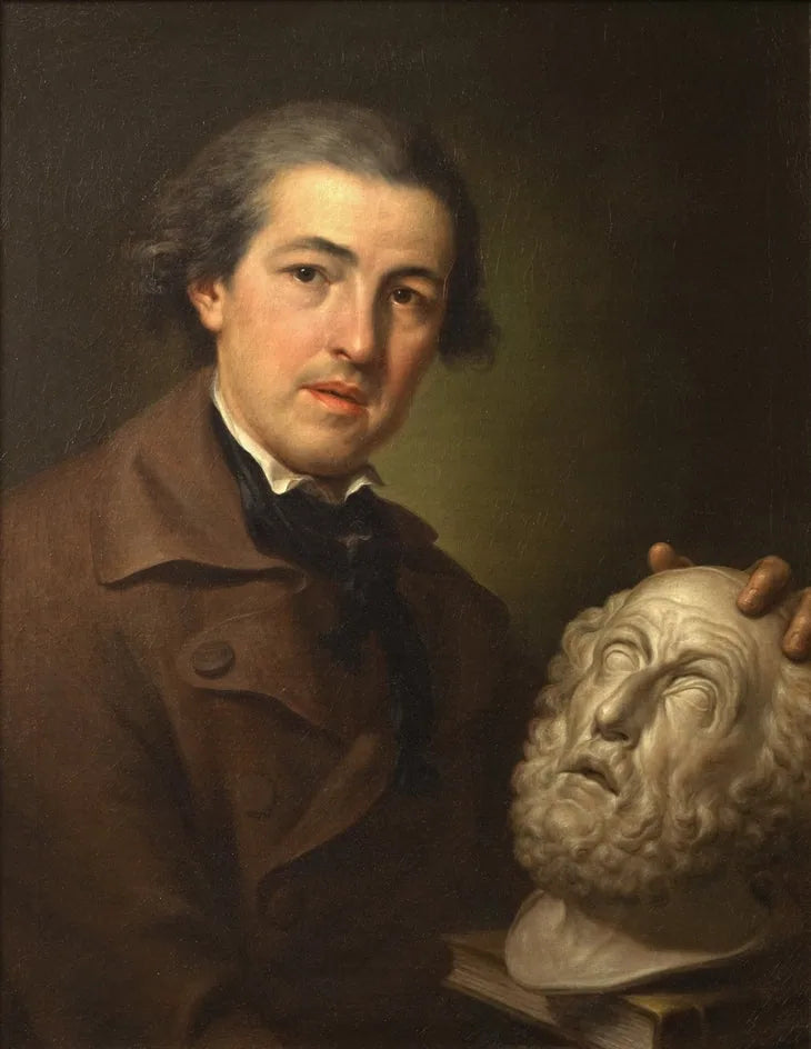 Giuseppe Franchi (1731–1806) ile Homeros'un büstü - Anton Raphael Mengs