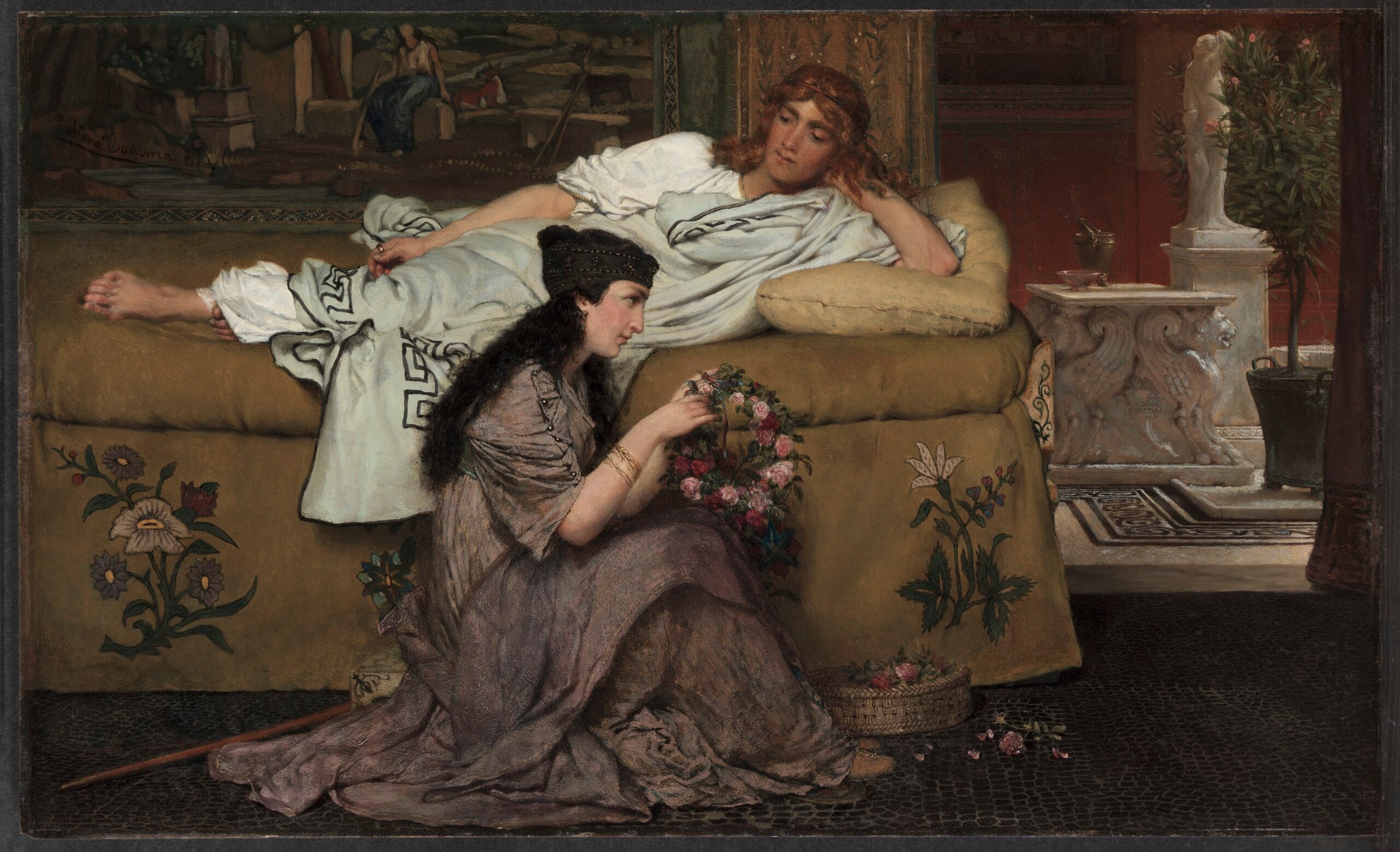 Glaucus et Nydia - Lawrence Alma-Tadema