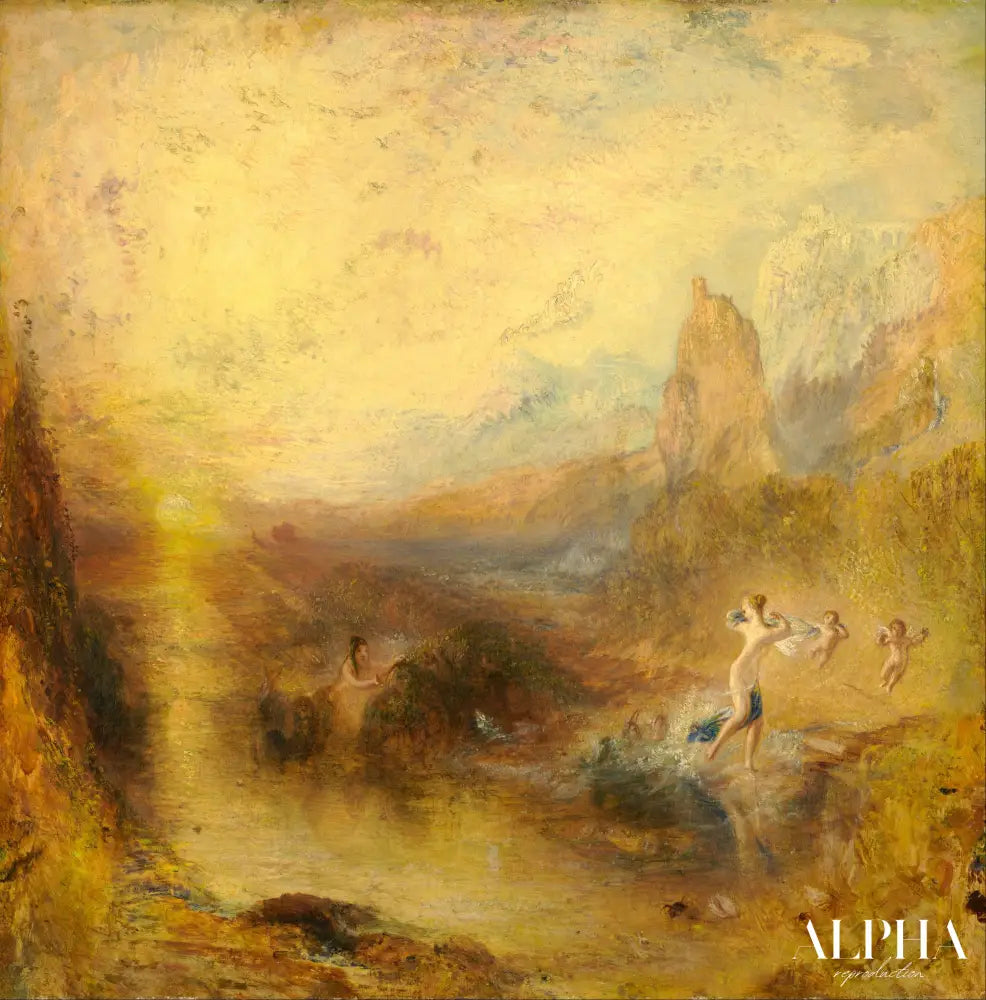 Glaucus et Scylla dans les "Métamorphoses" d'Ovide - William Turner - Reproductions de tableaux et peintures haut de gamme