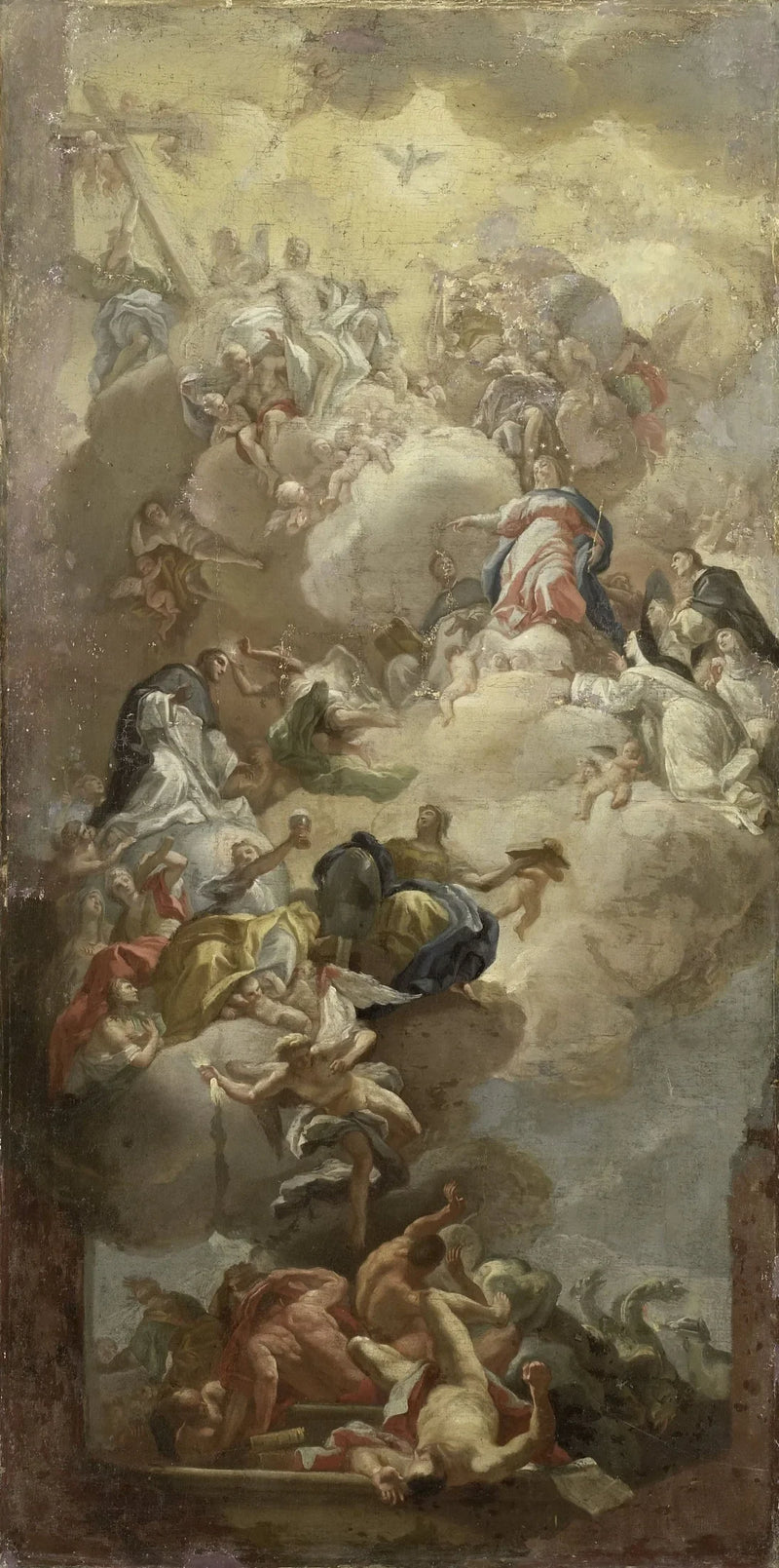 Aziz Dominik'in Yüceltilmesi - Francesco Solimena