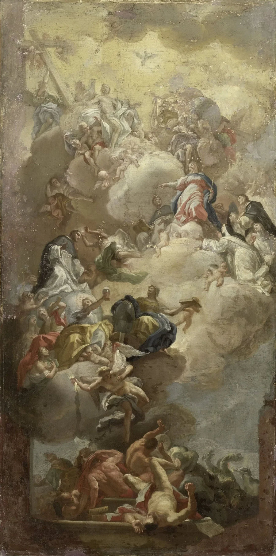 Aziz Dominik'in Yüceltilmesi - Francesco Solimena
