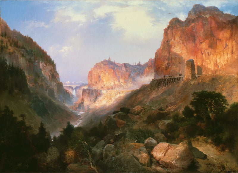 Golden Gate, Yellowstone Ulusal Parkı - Thomas Moran