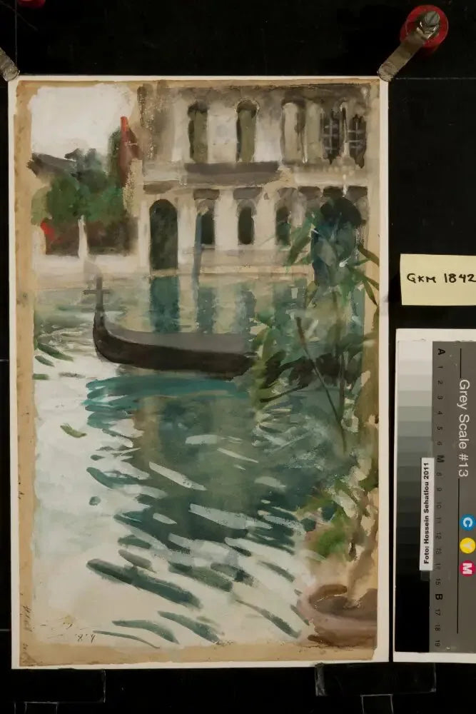 Palazzo Barbaro önünde Gondol - Anders Zorn