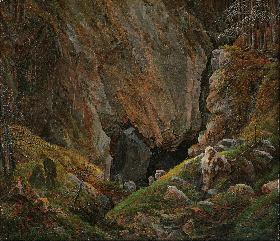 Hartz'taki Boğaz - Caspar David Friedrich