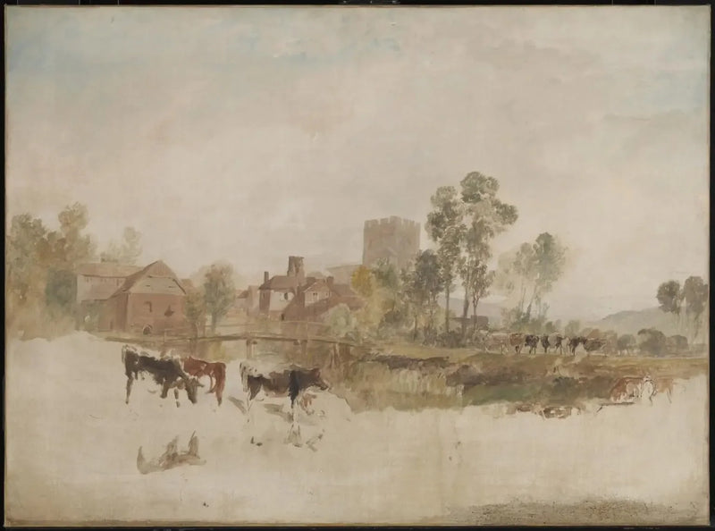 Goring Mill ve Kilise - J. M. W. Turner
