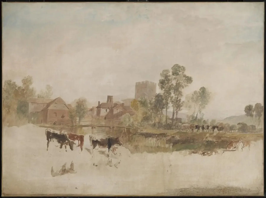Goring Mill ve Kilise - J. M. W. Turner