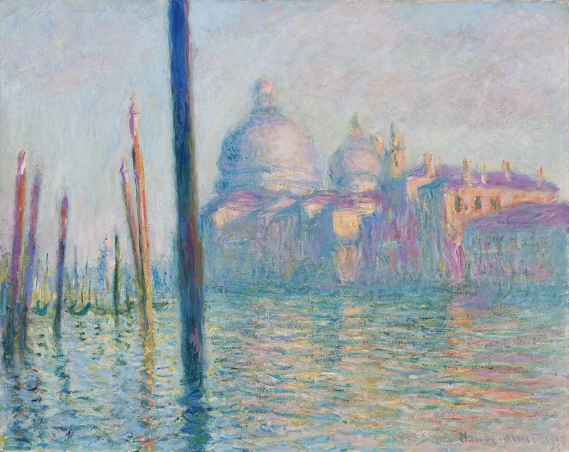 Venedik'teki Büyük Kanal W1738 - Claude Monet