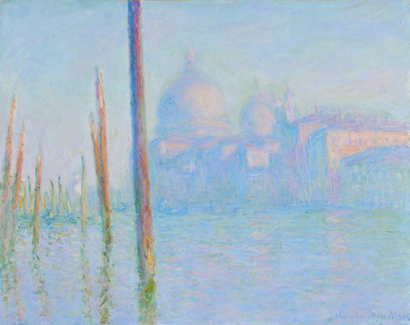 Venedik'teki Büyük Kanal W1736 - Claude Monet