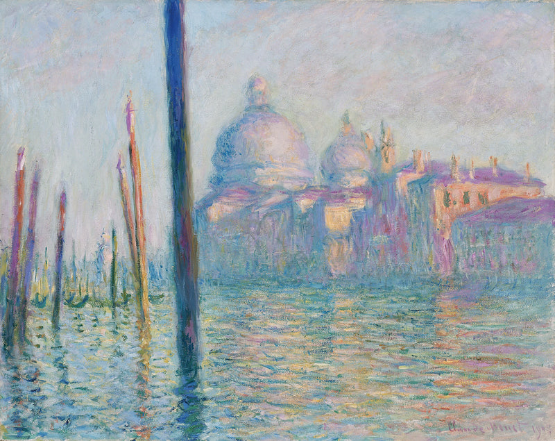 Venedik'teki Büyük Kanal W1738 - Claude Monet