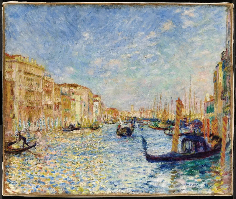 Büyük Kanal, Venedik - Pierre-Auguste Renoir