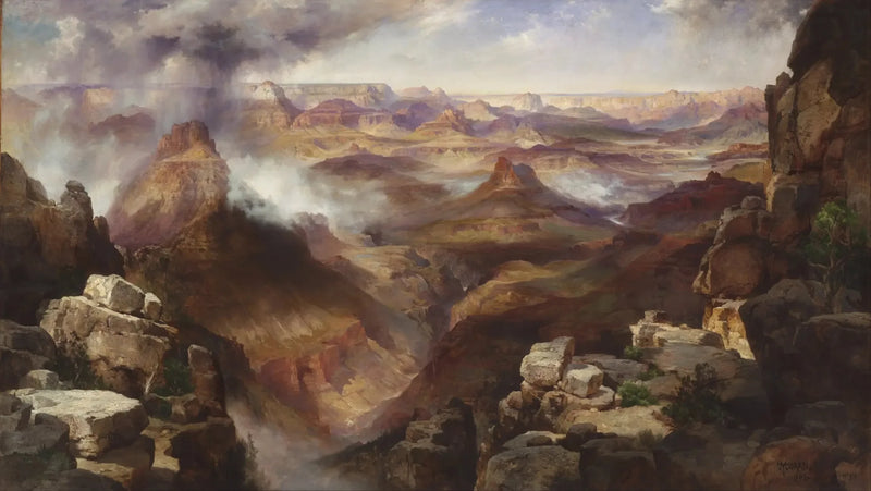 Colorado Nehri Büyük Kanyon - Thomas Moran