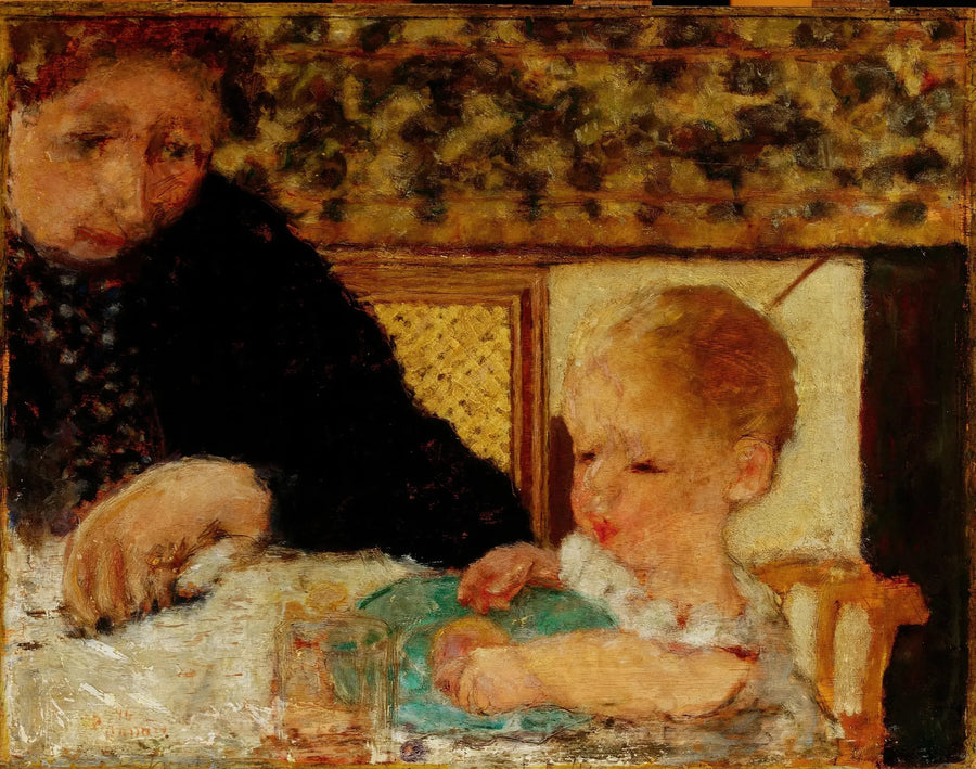 Büyükanne ve Çocuk - Pierre Bonnard