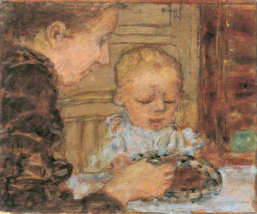 Büyükanne ve çocuk - Pierre Bonnard