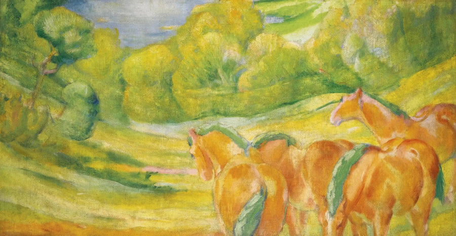 Büyük Manzara I - Franz Marc