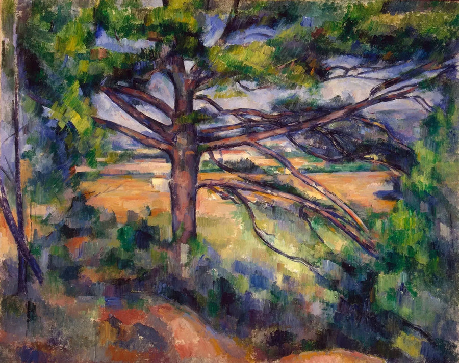 Büyük çam ve kırmızı topraklar - Paul Cézanne