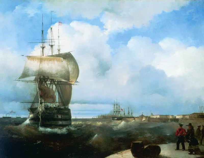 Büyük Sefer Cronstadt'ta - Ivan Aïvazovski