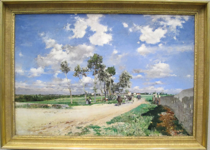 Combs-la-Ville'deki Büyük Cadde - Giovanni Boldini