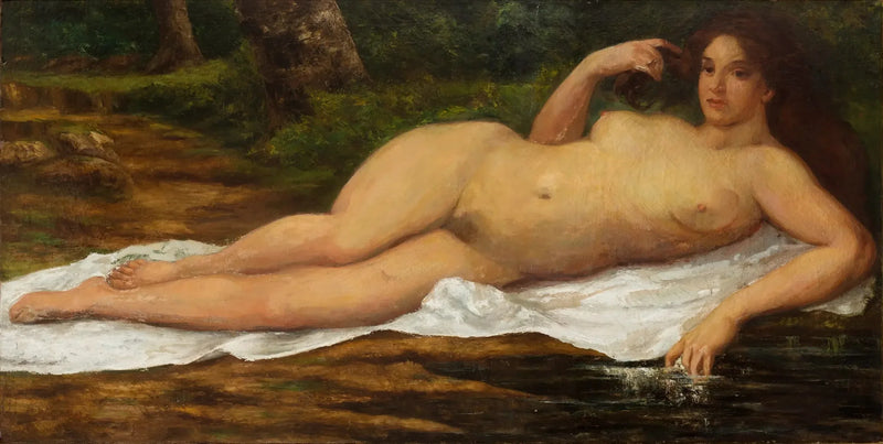 Büyük Yıkanan - Gustave Courbet