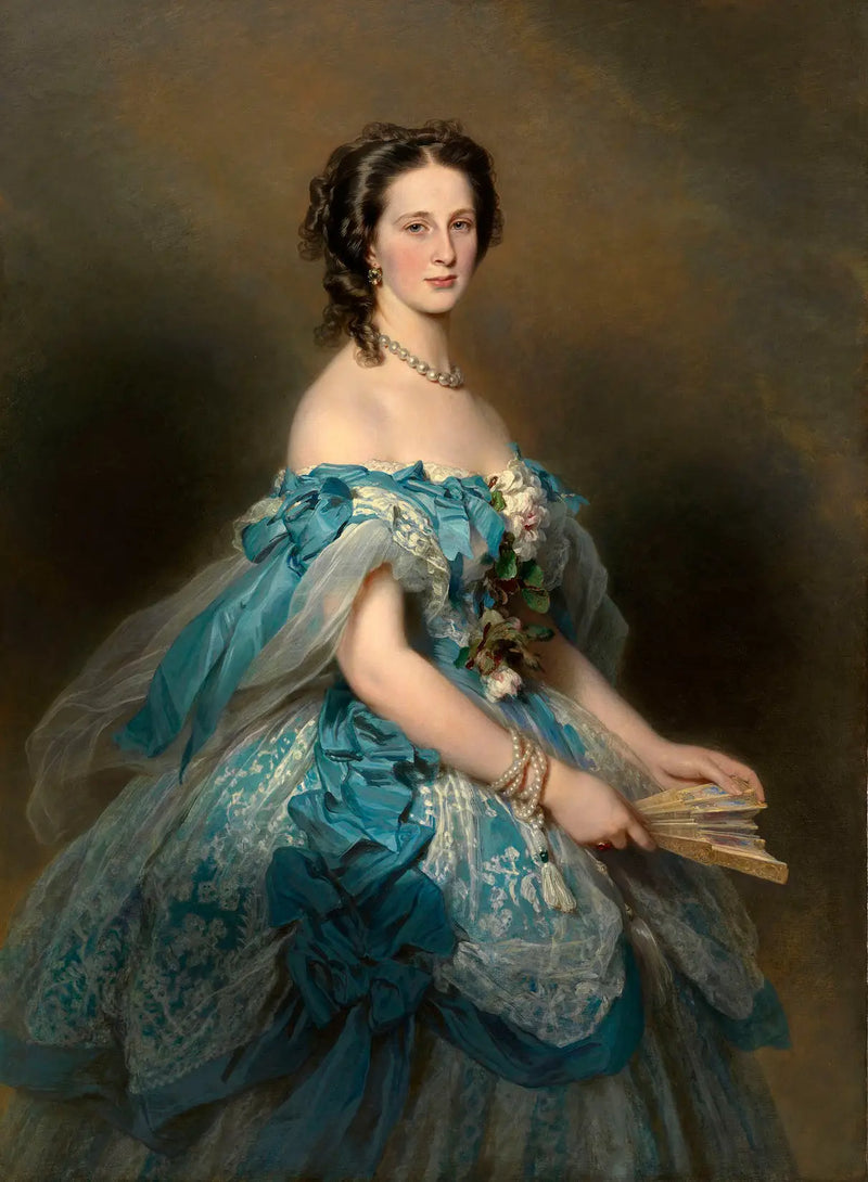 Rusya Büyük Düşesi Alexandra Iosifovna (1830-1911) - Franz Xaver Winterhalter
