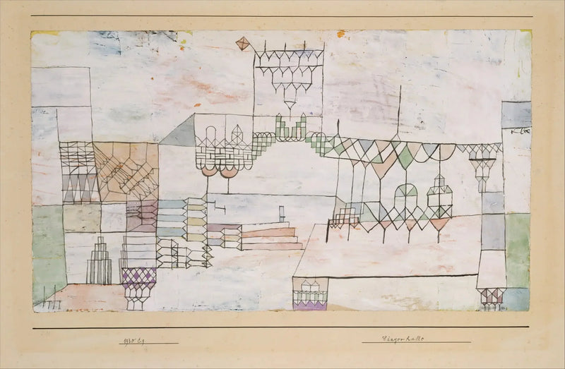 Şarkıcılar Büyük Salonu - Paul Klee