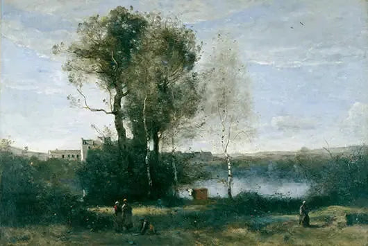 Büyük Tarım Arazileri - Jean-Baptiste Camille Corot
