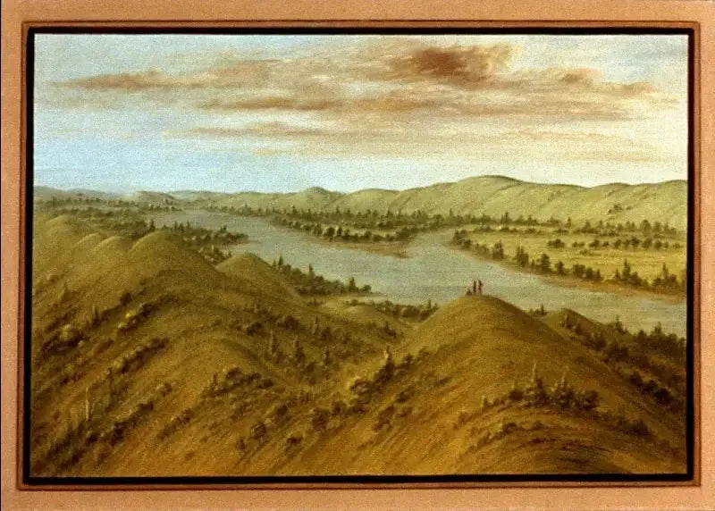Çimlik Kayalıklar, Haut-Missouri - George Catlin