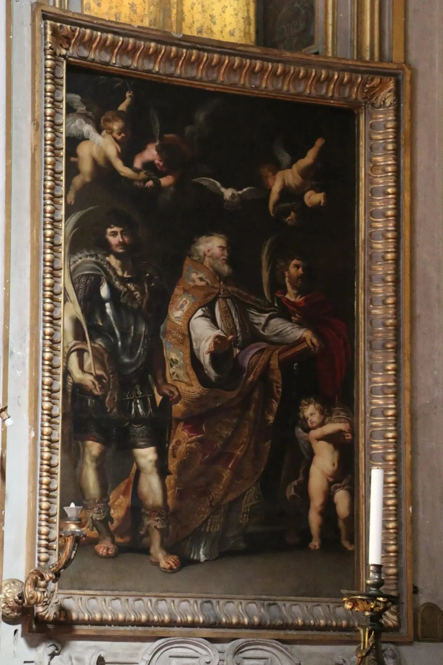 Gregorio avec Mauro et Papia - Peter Paul Rubens image 1 reproduction de peinture à l’huile