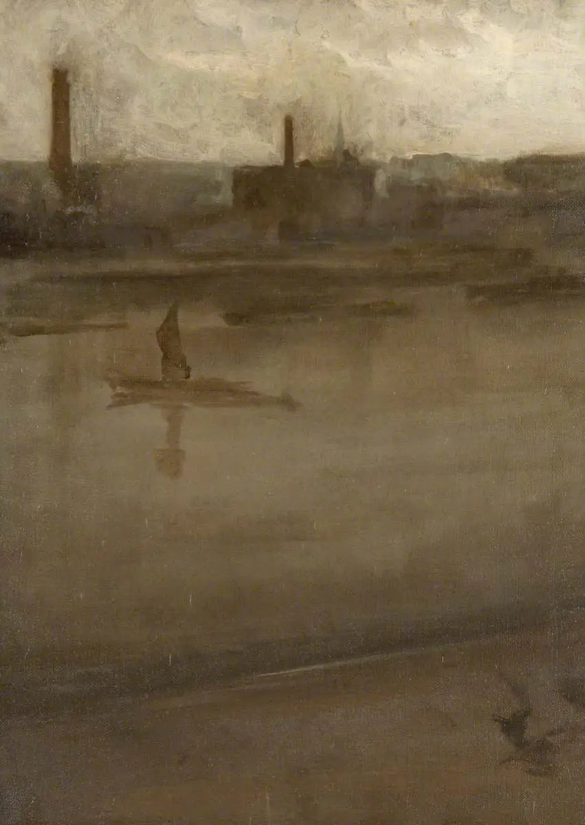 Gri ve gümüş: Thames - James Abbott McNeill Whistler