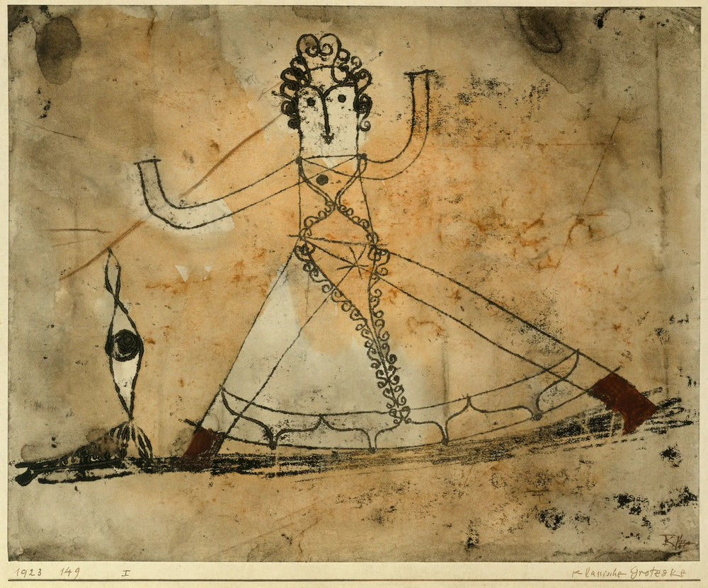 Grotesque classique - Paul Klee image 1 copie peinte à la main à l’huile