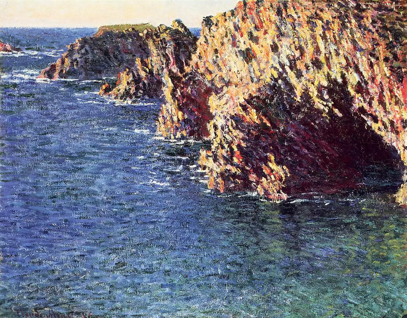Port-Domois Mağarası - Claude Monet
